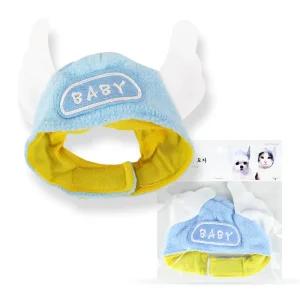 강아지 생일 파티 천사 모자산책용 산책용 애견 반려견 패션 애완견