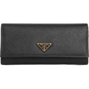 1MH132 QHH F0002 사피아노 트라이앵글 가죽 플랩 장지갑 [국내발송]