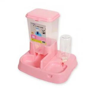 829 Mier Pet 급수 식기 핑크기 애견사료기 강아지 물병 물병기