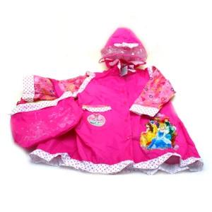 프린세스 플라워 레이스 아동우의 비옷 유아 우비 캐릭터 용우의