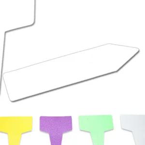 화분이름표 일자형 식물팻말 화이트 I형 중형 300개 수목표찰 다육이 텃밭 라벨 꽃이름표