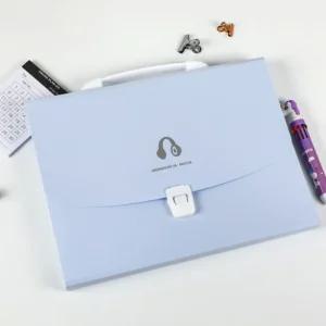 베스트 도큐먼 파일백 3p세(13칸) (퍼플블루)오피스가방 서류보관백 계약서케이스 사무용품 프린 칸막이백