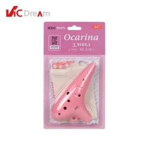 영창 오카리나 YO-A 분홍 빅드림연습용 디자인 교육용 교재용악기 학생용 연주 연주용