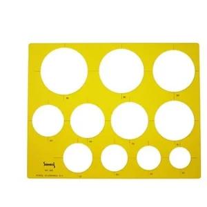 산키스 템플레이트 원형 NO106 대형정규플릿 코링플릿 미술입시 각도자 제도용자 화방용품 사무 보조 디자