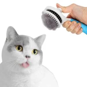 브러쉬 블루 털정리 자동 강아지 애견빗청소기 죽은제거 고양이죽은 죽은 털빗 펫러쉬