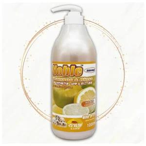 겸용 노블 린스 라임향 샴푸 어린애견용 1L반려용품 펫샴푸 고양이 켓샴푸 공양이추천 반려 강아지보습 애