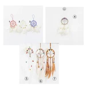 7종 비즈풍 드림케처벽걸이장식품 캐쳐 에스닉쳐 감성쳐 소품 인테리어 홈데코 방문 천정모빌 집꾸미기 캐