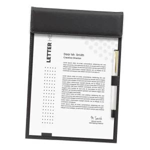 가죽클립보드 집게꽂이 문서받침대 파일철 서류결재판 A4