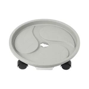 물받이 이동 받침대 원형 33cm 식 화분 홈가드닝 플랜테리어 원예용품 바퀴 화분대 인테리어 식물재배 식화