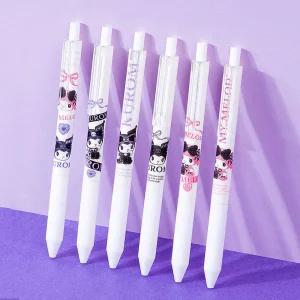 산리오 쿠로미 마이멜로디 중성펜 6P어린이학용품 초등학생 초등학생볼 캐릭터 캐릭터볼 필기구 문구 어린