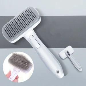 반려동물 원터치 브러쉬 고양이빗 강아지 애견용품 펫용품 미용용품 대형 고양아털 갈이 추천 견빗 강아지