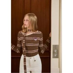 [갤러리아] [BLUE LABEL] 머플러 SET 스트라이프 티셔츠 ER4OTL04