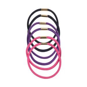 기본팁 머리끈 컬러 6P-6 기본팁 머리끈 컬러6P 6 헤어도구 소품