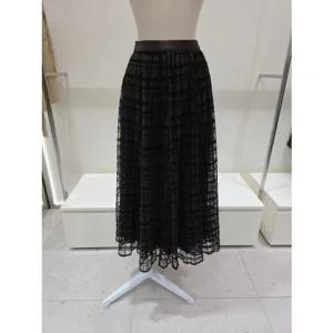 [갤러리아] [이프네]벨벳 체크 밴딩 샤스커트(DP8WSK03)