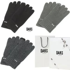 [갤러리아] 닥스셔츠 25FW 캐시미어100 로고 장식 장갑 DLW1ACGV301