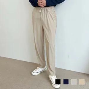 로이스 남자 밴딩 팬츠 SD220854 밴딩 캐주얼팬츠 일자 스키니팬츠 여성 면 팬