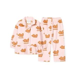 [갤러리아] [오르시떼] 여아동 G047 비스킷까미유 긴소매 파자마 세트