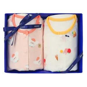 [갤러리아] (압소바출산,백일,돌내의,유아내의세트)도도내의(핑)+프루내의세트(A1A-10386SET)