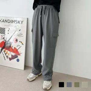 밴딩팬츠 일자 여아 남성 여자 면 츄리닝 스키니팬츠