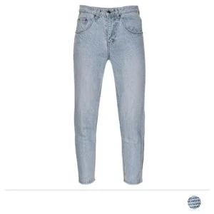 하이웨스트 워싱 청바지-연청