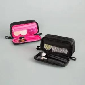 2단화장품파우치 여행용 메이크업 멀티 대용량 정리함 지갑 백