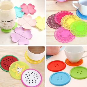 실리콘 컵받침 5종 택1/도일리코스터