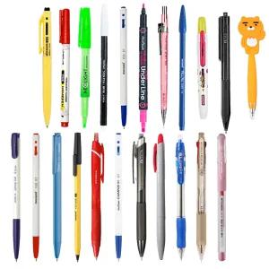 유성 볼펜(타)12자루 제트스트림 모나미 153 캠퍼스 중성펜 동아 문화 3색 멀티펜 0.5 0.7mm 볼펜심