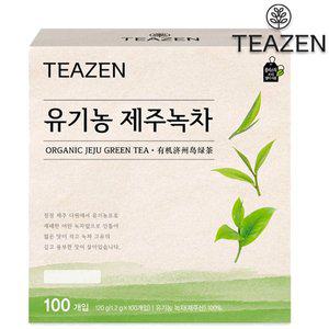 [기타][티젠] 티젠 제주녹차 100T 제주산 녹차 100% /티백
