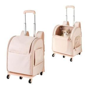 [OFLP0R68]바퀴달린 옥스포드 캐리어 백팩 점보 핑크