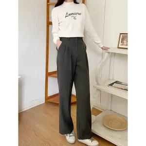 [하프클럽/샵앤]국내산 여성 겨울 방한 두턱 기모 스판 슬랙스 팬츠N PRO-WPT-4