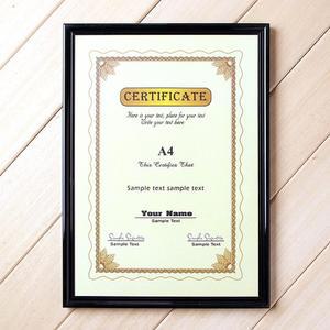 [JHM4RQP1_51AJ]등록증 상장액자 벽걸이 허가증케이스 A4