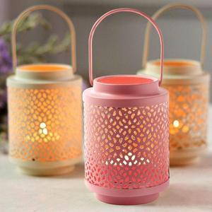 [BZI1GK8J_51AJ]릴리즈 철제 캔들홀더패턴A 핑크