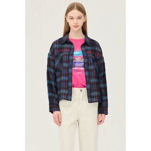 [베네통](강남점)비올라 체크 블라우스 BABL02511