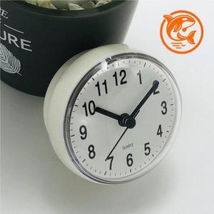 벽시계 실내 시계 방수흡착시계 욕실 무소음 (3n3Uk)
