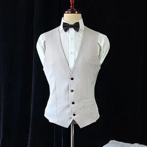 아트박스/숲속드레스 연그레이 정장조끼 단품(L-4XL) 예복 베스트