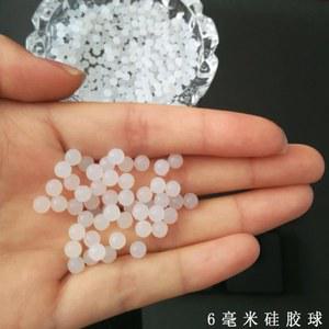 DIA 10MM 스크린 실리콘 실리카 5MM 2MM 6MM 8MM 흰색 바운스 소형 진동