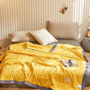 봄 여름 가을 간절기 차렵 이불 침대 패드 담요 커버