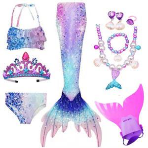 인어공주 의상 공연 조개 비키니 꼬리 코스튬 코스프레