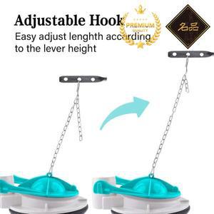 1-6Pcs 화장실 플래퍼 체인 스테인레스 스틸 범용 키트 조정 가능한 길이 리프트