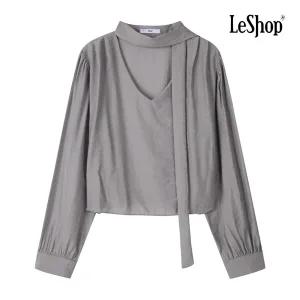 [르샵] BP8BL015A 타이넥 시크 블라우스