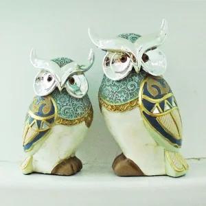[아우트]에메랄드 부엉이 디자인소품 장식소품