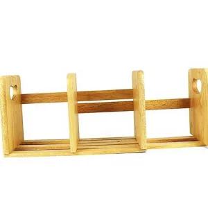 원목 길이조절 1단 책상 미니 책장 회전책장 책꽂이