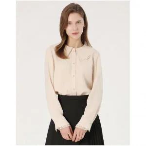 레노마레이디 [더레노마] 카라 배색 블라우스-CC31BL060