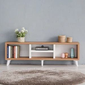 [인터데코]4칸 1단 거실 책장 1500 P00000OL