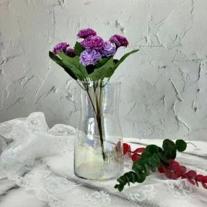 인테리어 오로라 유리 화병 오브제 홀로그램