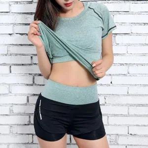 [콩심팥심]여성 트레이닝복 라인 반팔티 DS-CC783