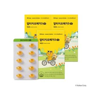 덴프스 X 카카오 알티지오메가3 키즈 60캡슐, 3박스(45일분)