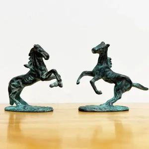 청동 미니 말 셋트 장식품 인테리어 수공예 소품