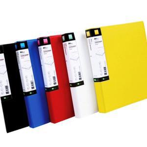 MKHMPD 클리어 매 바인더(A4 LCB-40 40매 투톤 클리어화일 리멤버) 화일 적색 리멤버