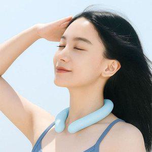 아이스 넥쿨러 얼음 목걸이 냉각 목 아이스팩 여름 쿨링 목도리 넥밴드 블루 2개